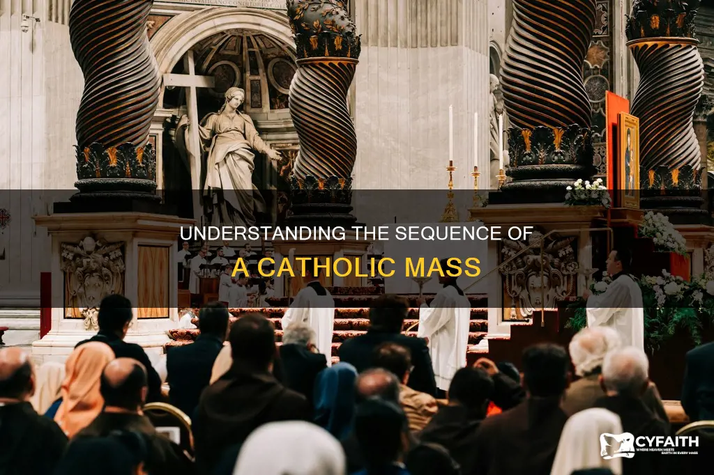 how does a catholic service go