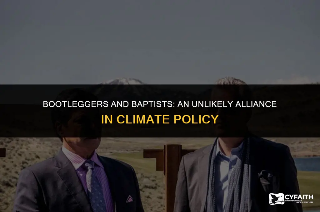 how does bootleggers and baptists theory in global warming policy