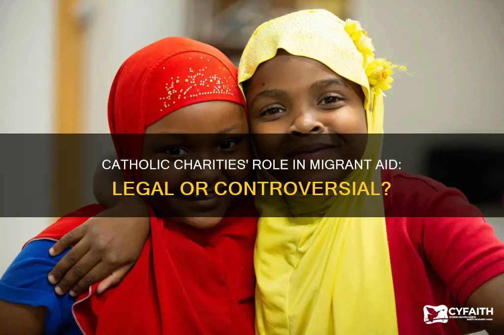 how does catholic charities send illegals to the us