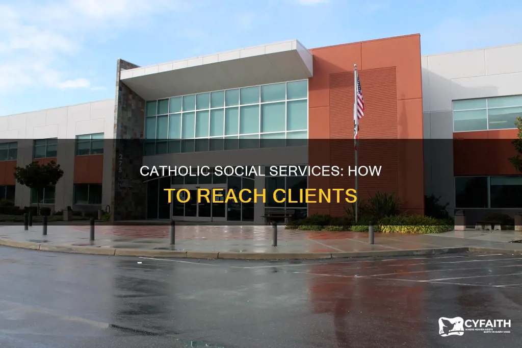 how does catholic social services get clients