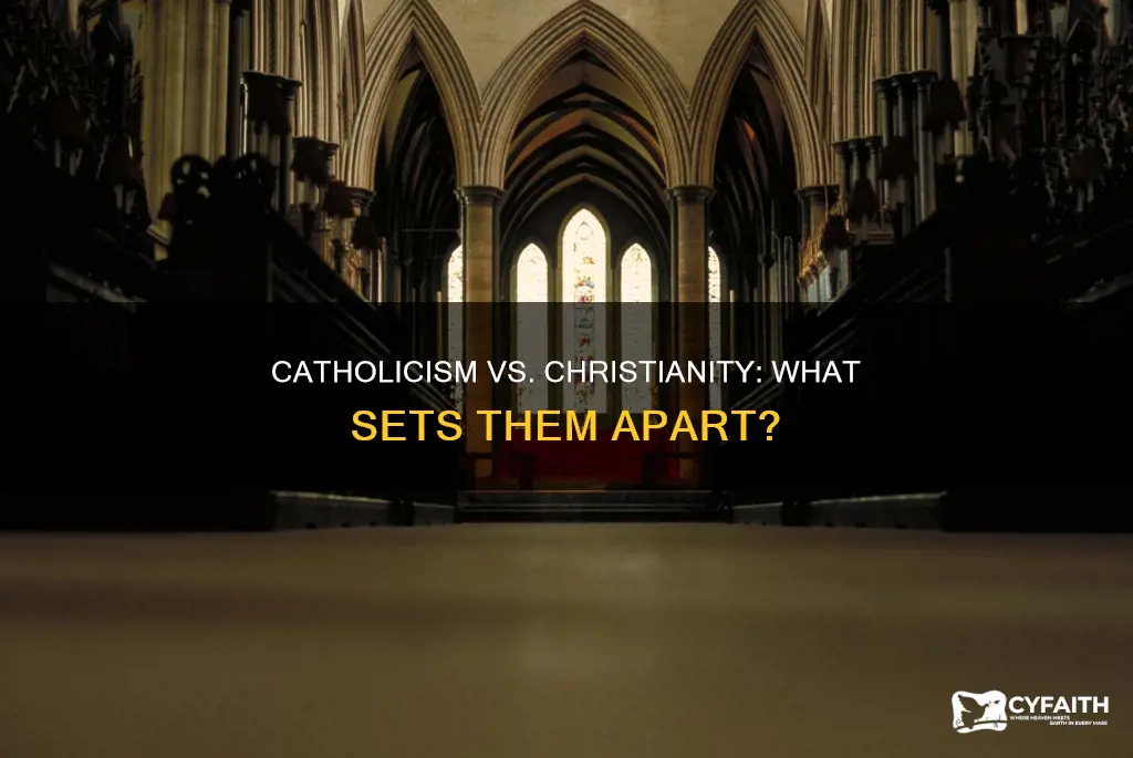 how does catholicism differ from christianity