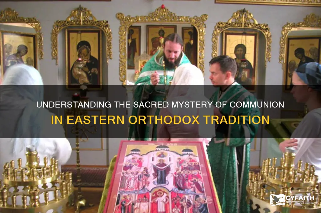 how does communion work in eastern orthodox church