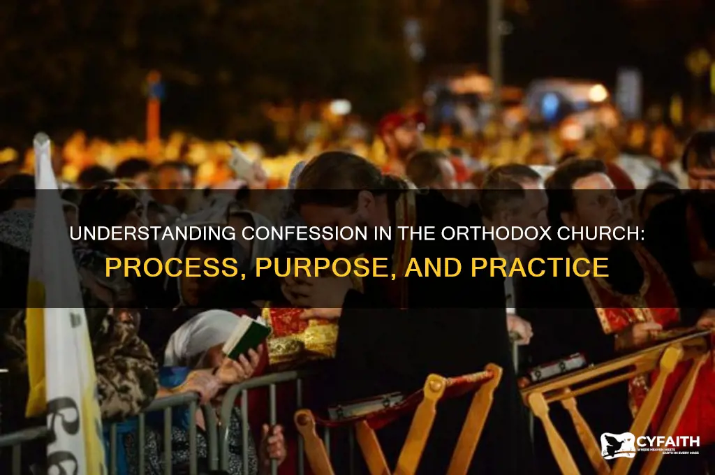how does confession work in orthodox church