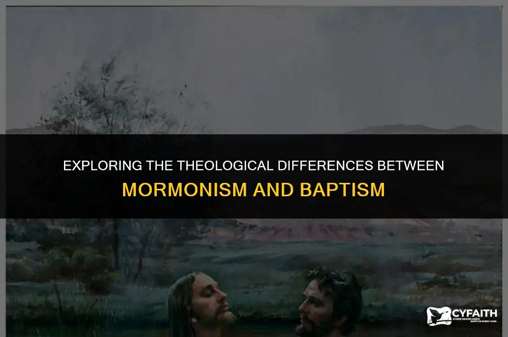 how does mormon differ from baptist