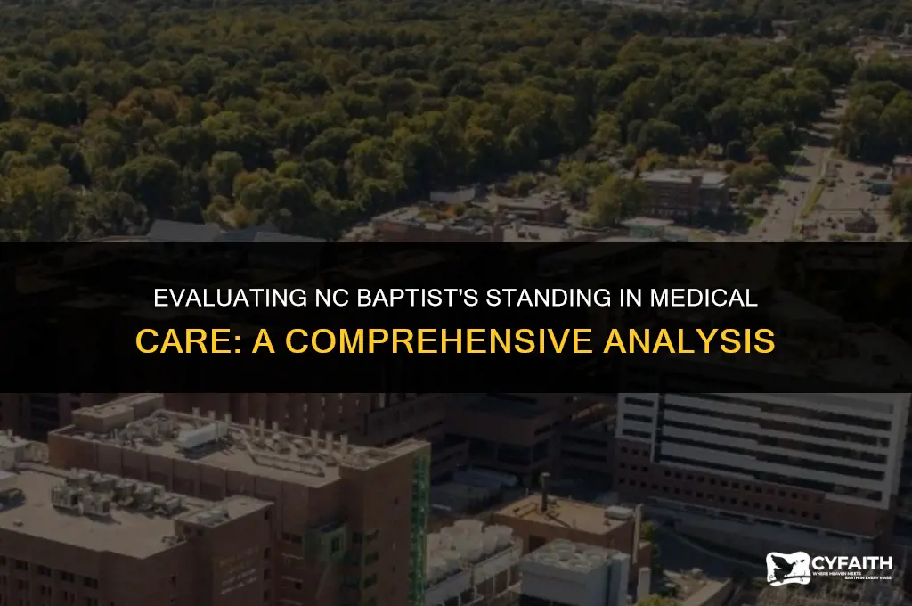 how does nc baptist rank on medical care
