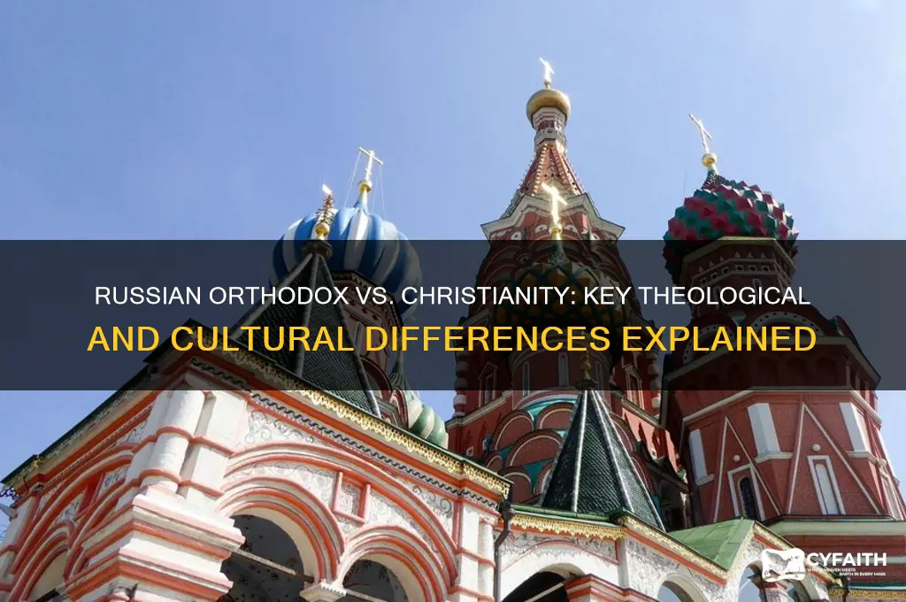 how does russian orthodox differ from christianity