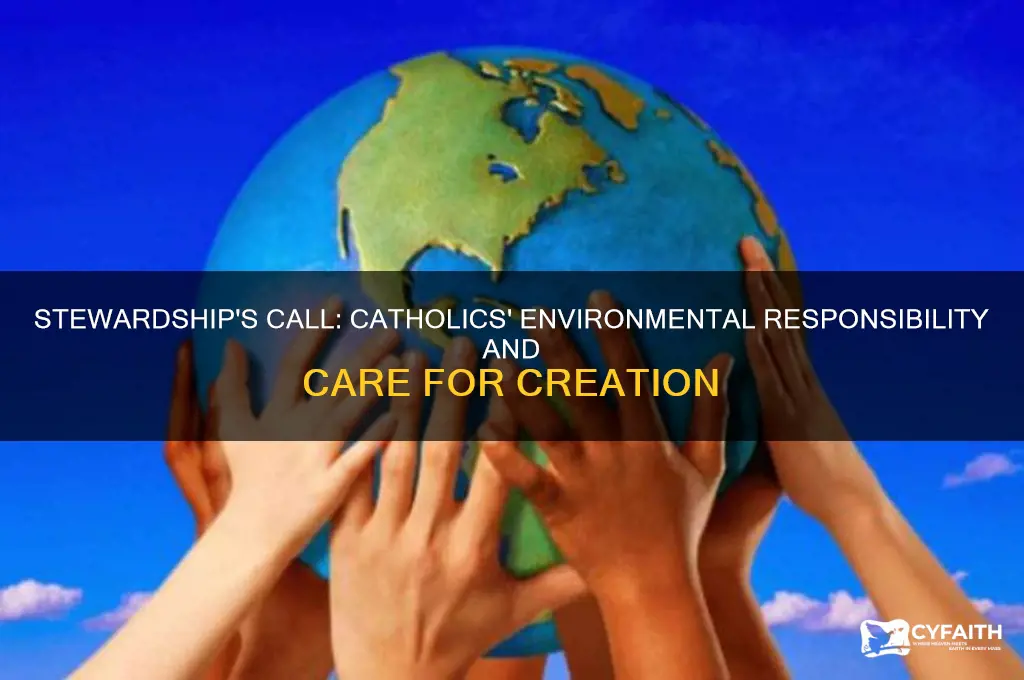 how does stewardship encourage catholics to treat the environment