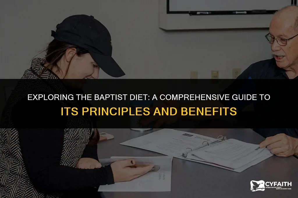 how does the baptist diet work