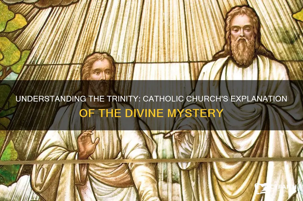 how does the catholic churc explaiin the trinity doctrine
