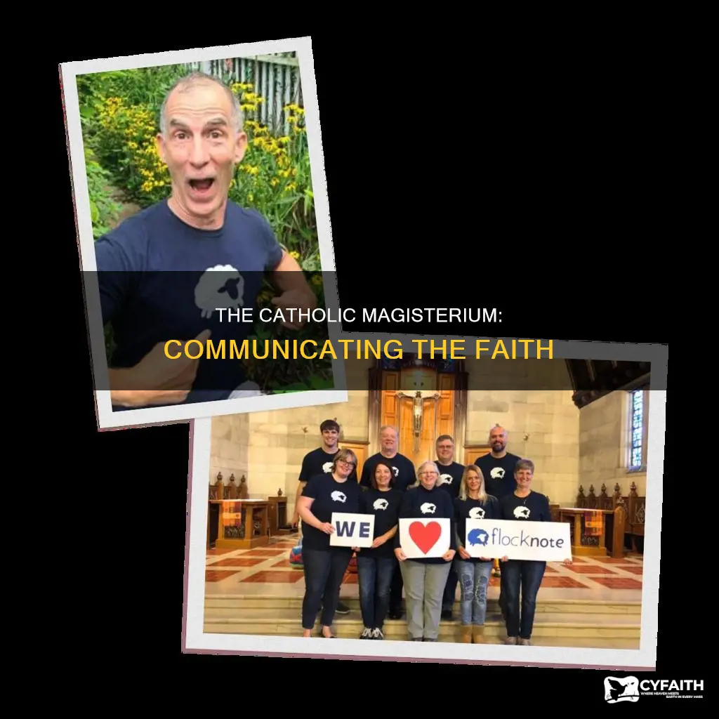 how does the catholic magisterium communicate