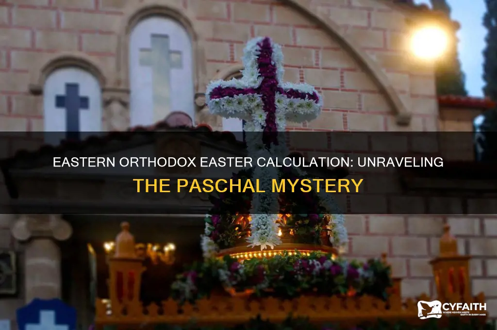 how does the eastern orthodox church calculate easter