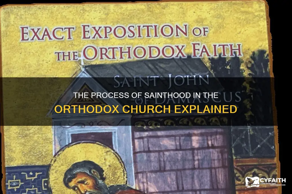 how does the orthodox church canonized saints