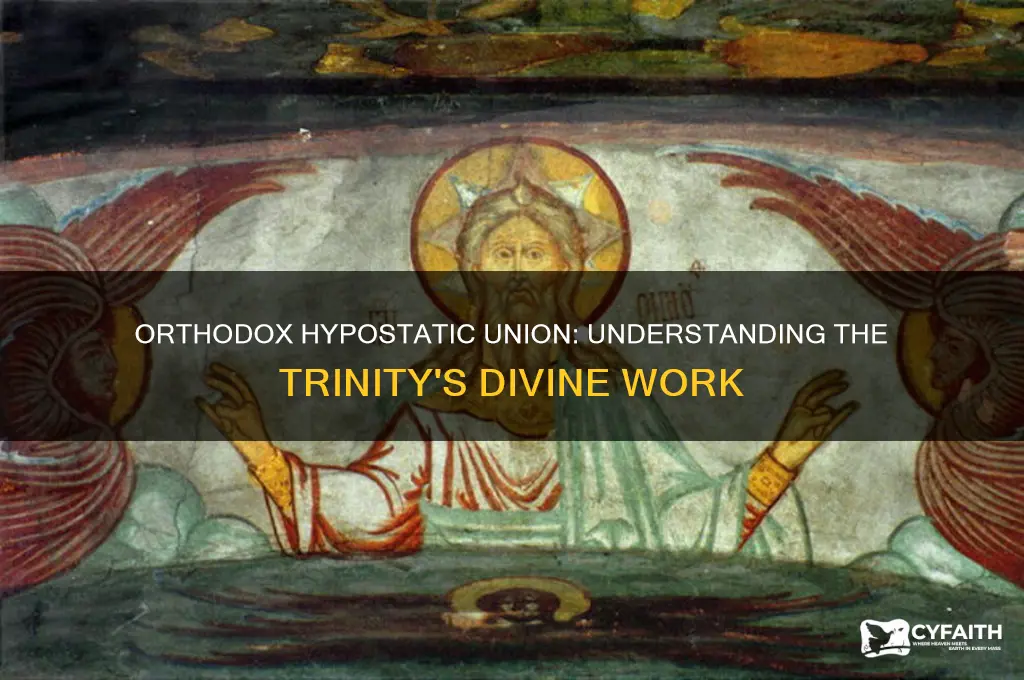 how does the trinity work orthodox hypostatic