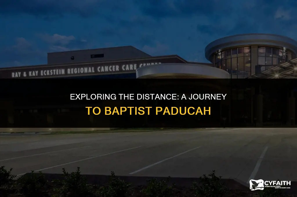 how far am i from baptist paducah