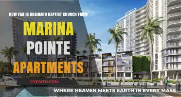 Exploring the Distance: Brainard Baptist Church to Marina Pointe Apartments
