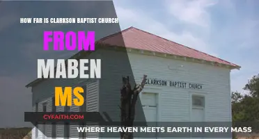 Exploring Faith: Distance Between Clarkson Baptist Church and Maben, MS