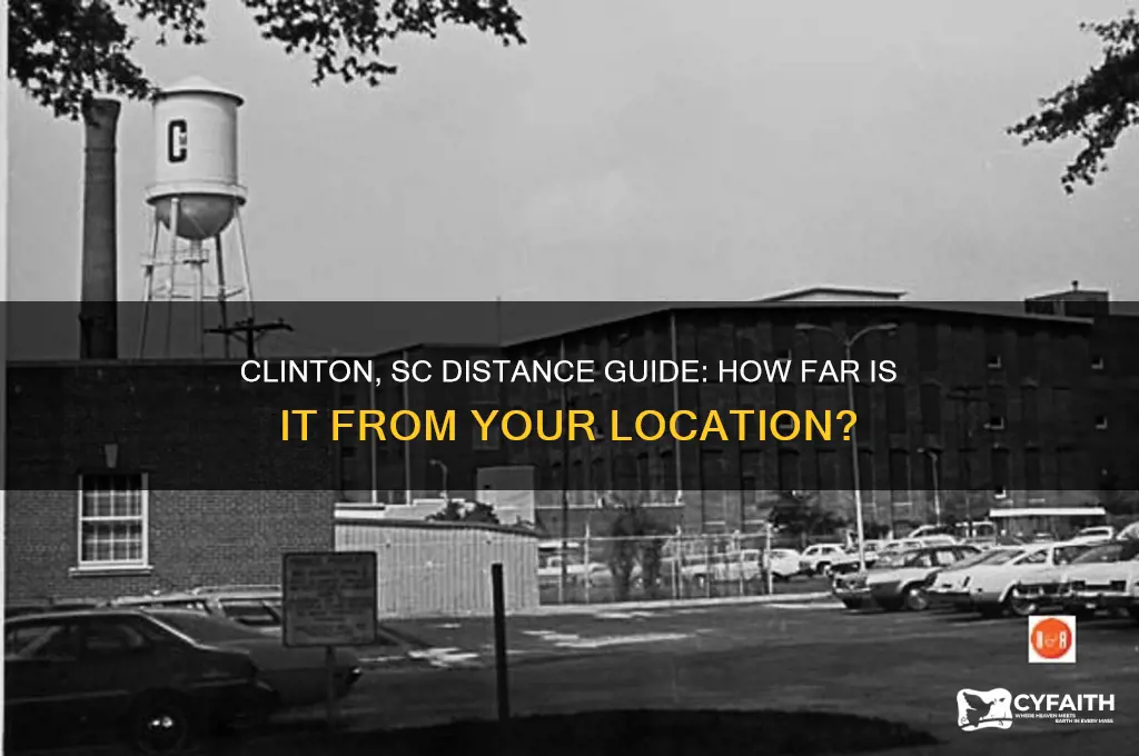 how far is clinton sc from me