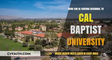 Exploring the Distance: Corona Regional to Cal Baptist University