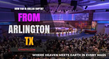 Exploring the Distance: Dallas Baptist University to Arlington, TX