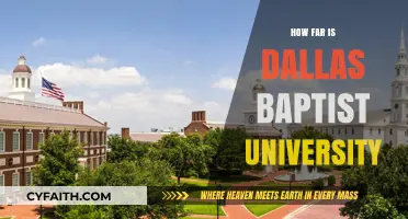 Exploring the Distance: A Guide to Dallas Baptist University's Location