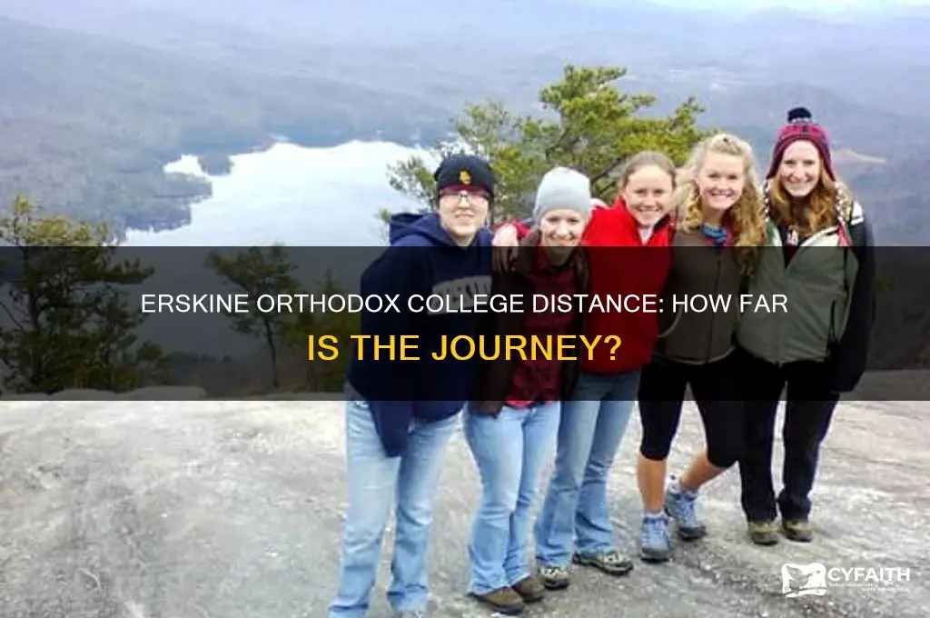 how far is erskine orthodox college