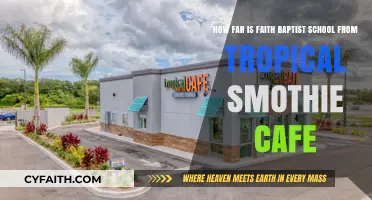 Exploring the Distance: Faith Baptist School to Tropical Smoothie Cafe