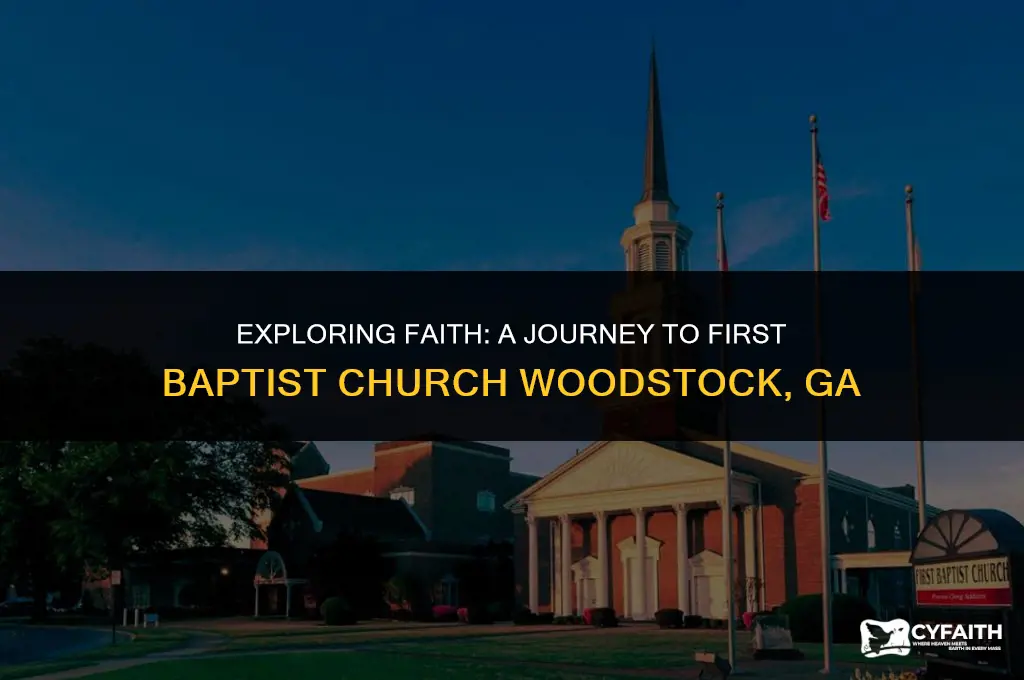 how far is first baptist church woodstock ga