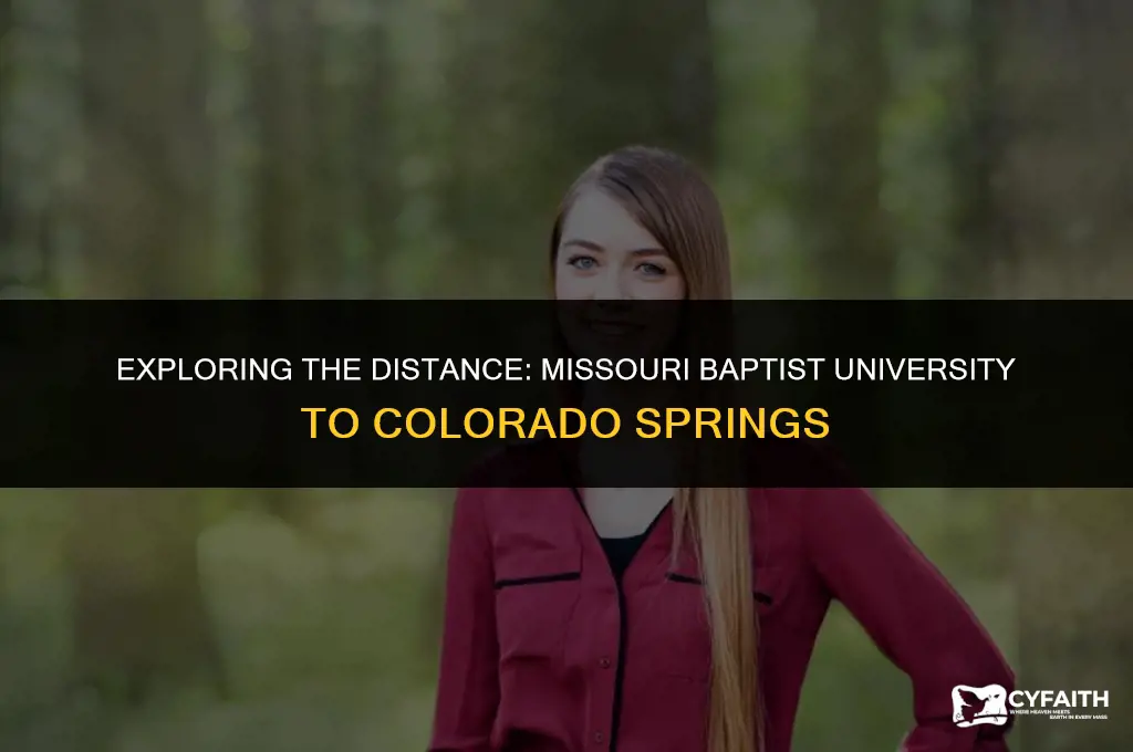 how far is missouri baptist university from colorado springs