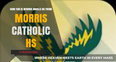 Distance Between Morris Knolls and Morris Catholic High Schools