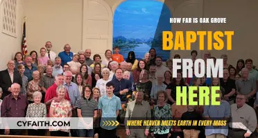 Exploring the Distance: Oak Grove Baptist Church Nearby