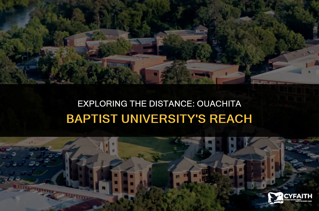how far is ouachita baptist university