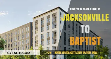 Exploring Jacksonville: Pearl Street to Baptist Hospital Distance Guide