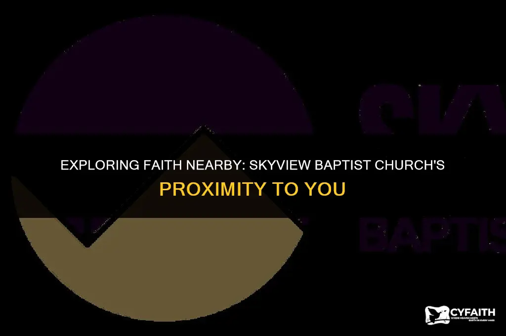 how far is skyview baptist church from me
