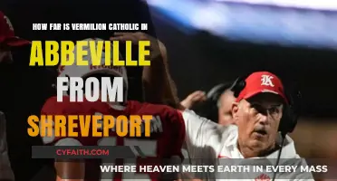 Vermilion Catholic in Abbeville to Shreveport: Distance and Travel Guide