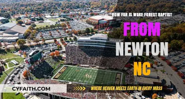 Exploring the Distance: Wake Forest Baptist to Newton, NC