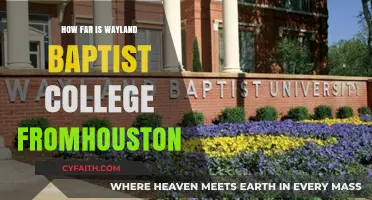 Exploring the Distance: Wayland Baptist College to Houston