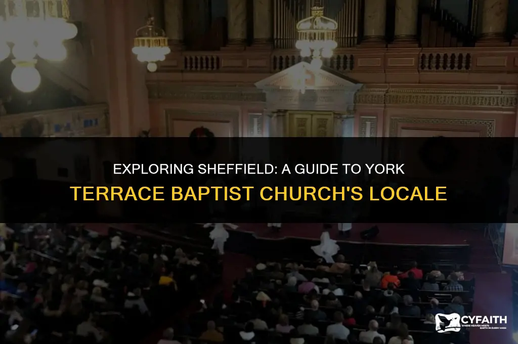how far is york terrace baptist church in sheffield al