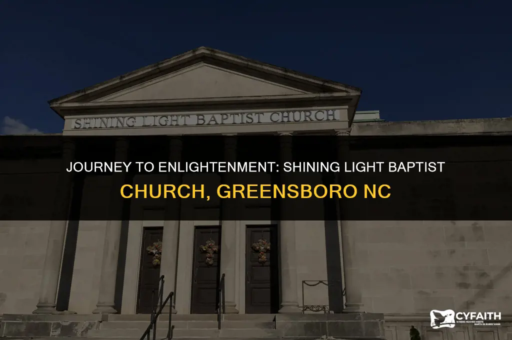 how far to shining light baptist church greensboro nc