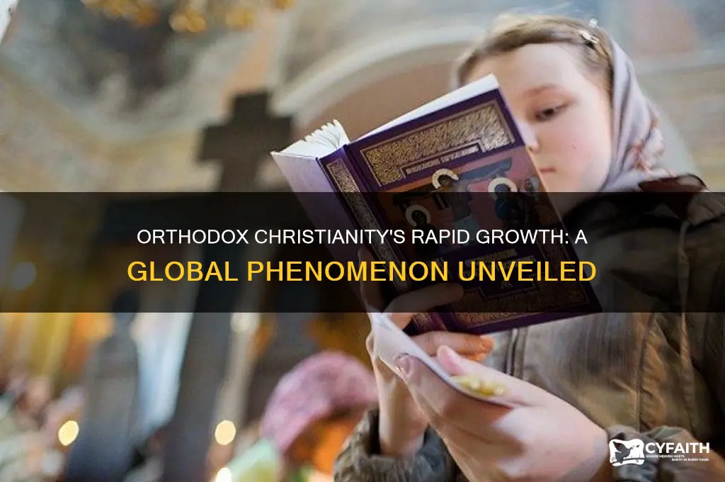 how fast is orthodox christianity growing