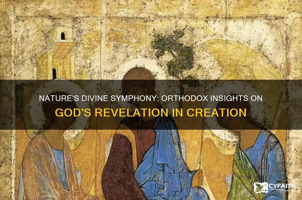 how god reveals himself through nature orthodox