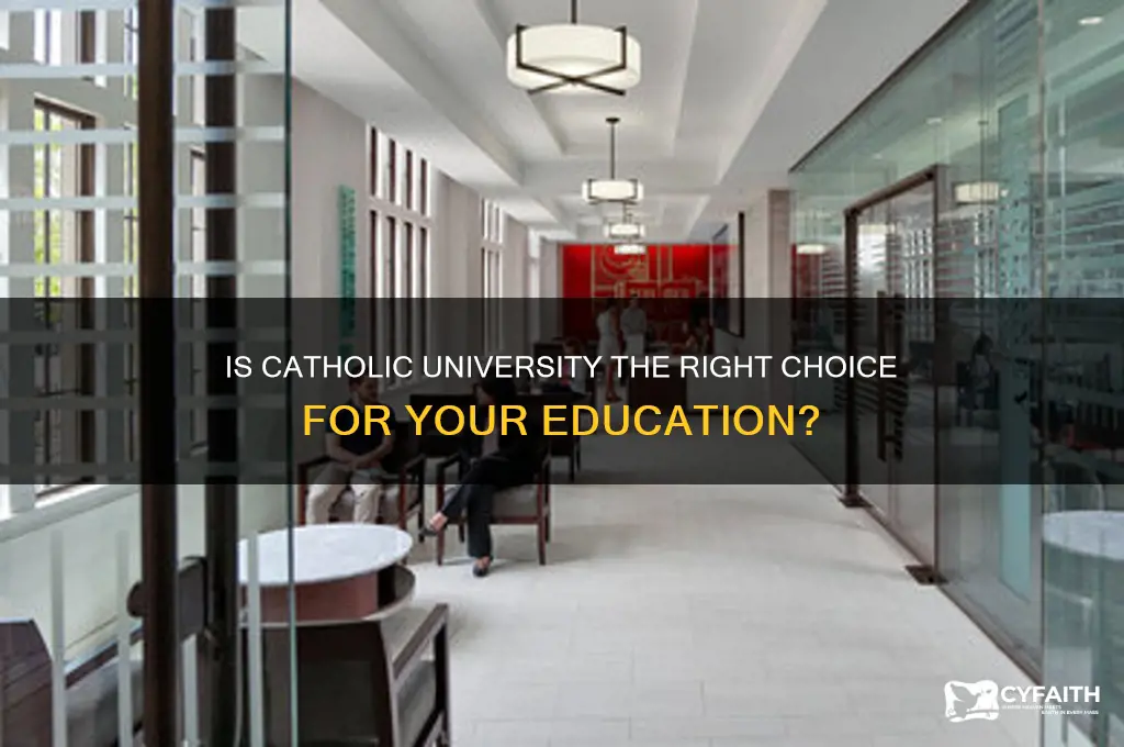 how good is catholic university