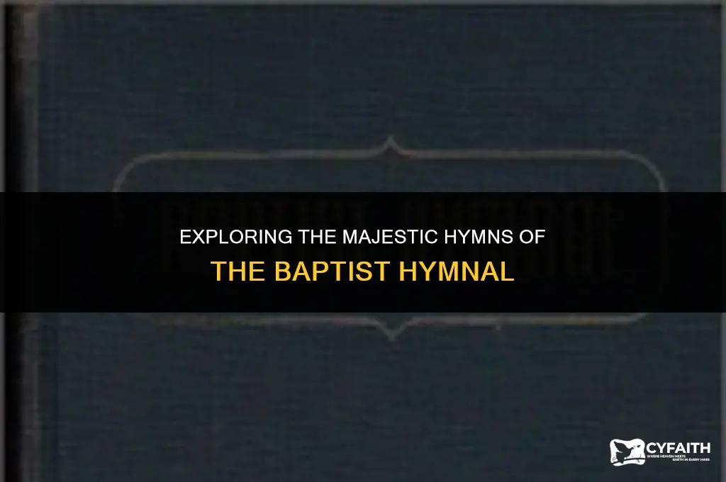 how great thou art baptist hymnal