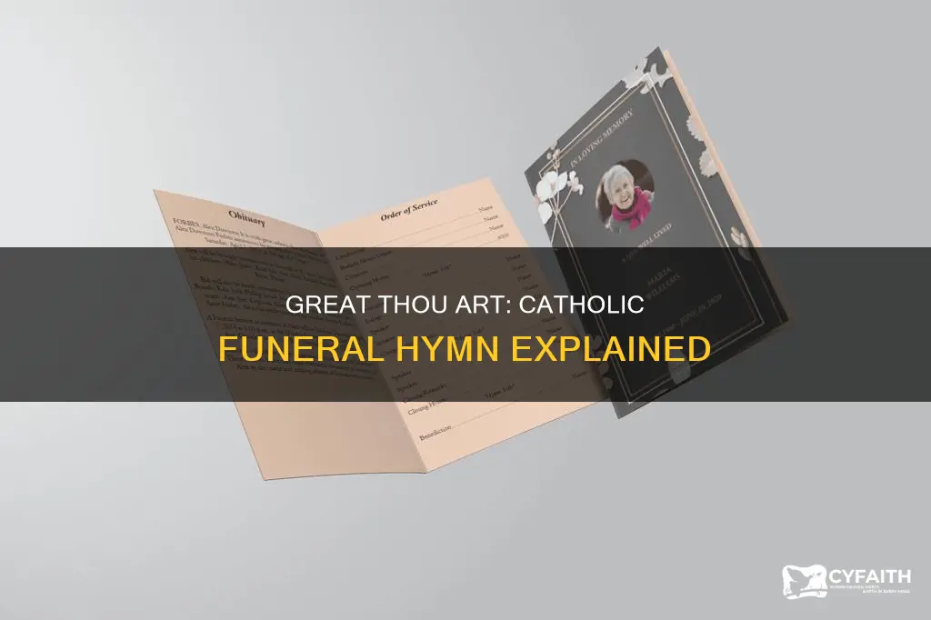 how great thou art catholic funeral