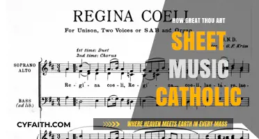 Great Catholic Sheet Music: 'How Great Thou Art