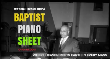 Exploring the Majestic Piano Melodies of 'How Great Thou Art' at Temple Baptist