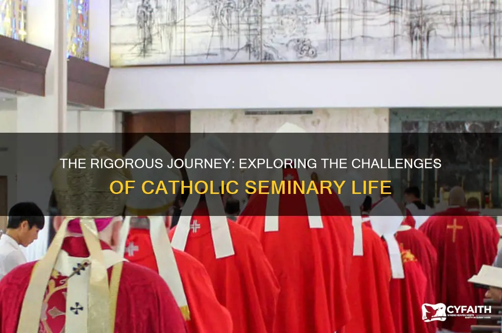 how hard is catholic seminary