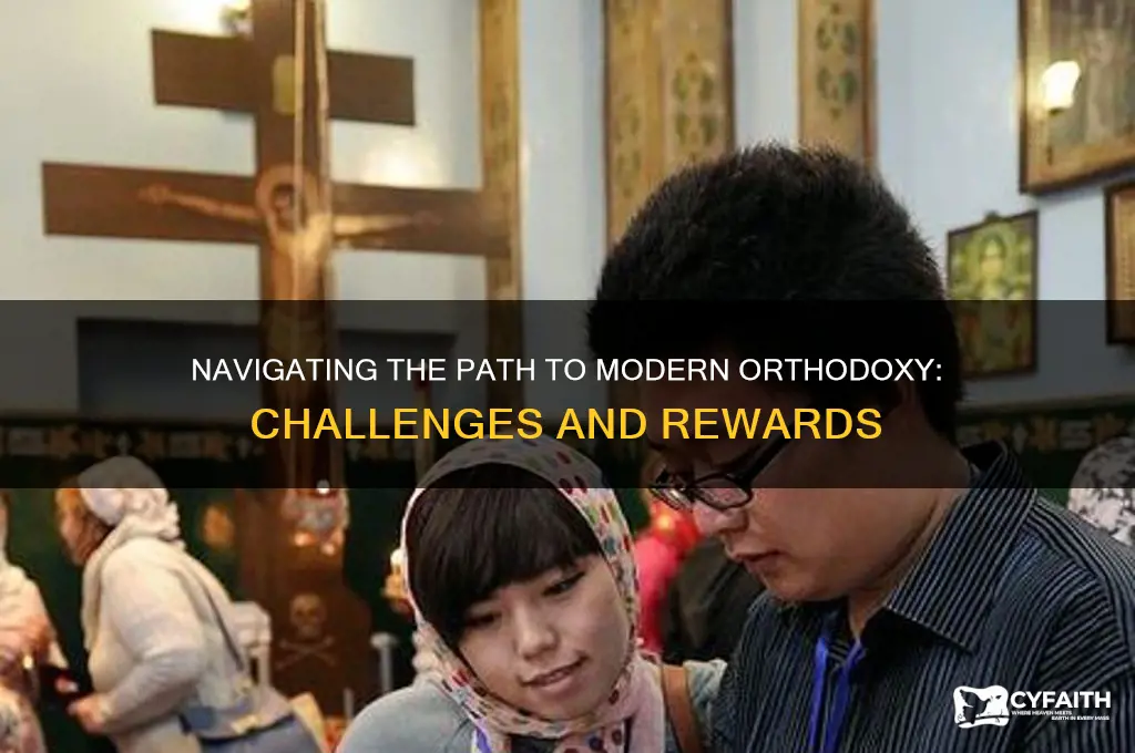 how hard is it to become modern orthodox
