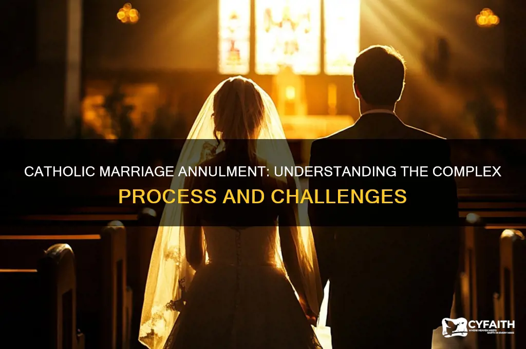 how hard is it to get a catholic marriage annulled