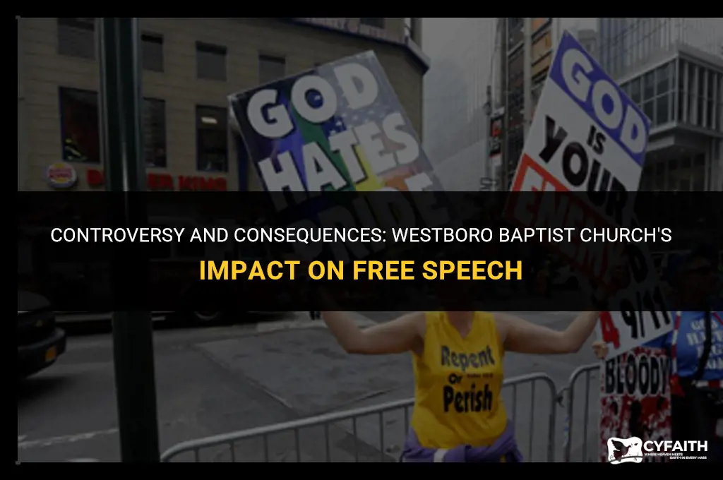 how has westboro baptist affected free speech