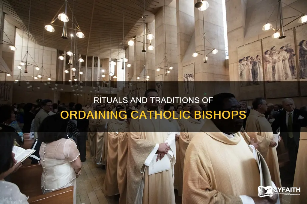 how is a catholic bishop ordained
